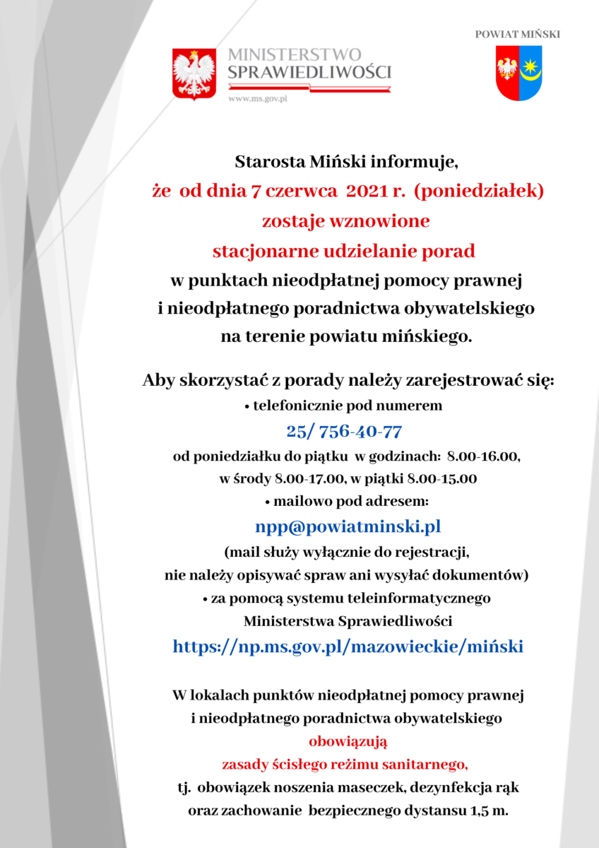 WZNOWIENIE STACJONARNEJ OBSLUGI Załącznik dostępny w wersji alternatywnej PDF