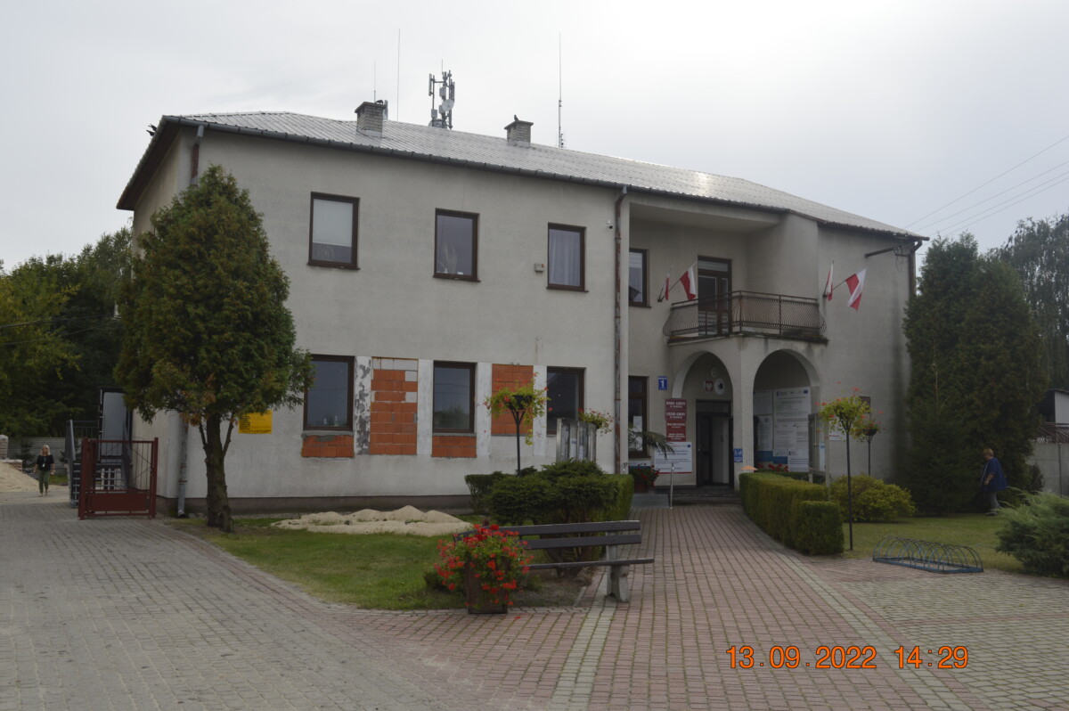 Wnętrze remontowanego budynku