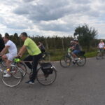 rowerzyści na drodze