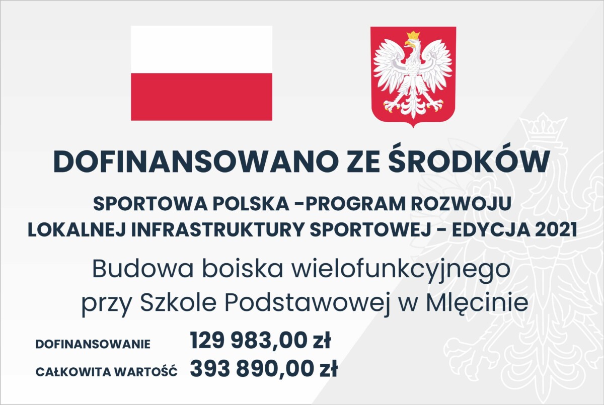 Tablica z logotypami i źródłem finansowania