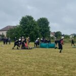 strażacy podczas biegu