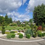 dom chodnik zielen niebo