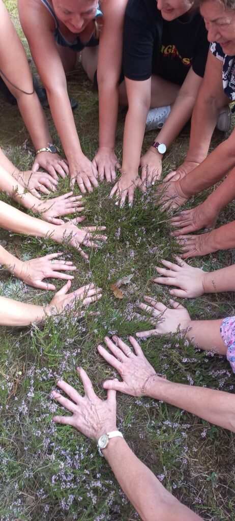 dlonie kobiety trawa