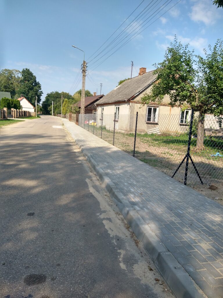 chodnik droga drzewo