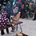 Zielony namiot GOKiB w Dobrem