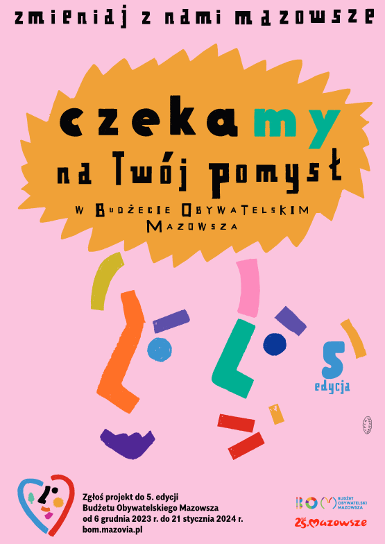 plakat z napsem czemamy na twój pomysł